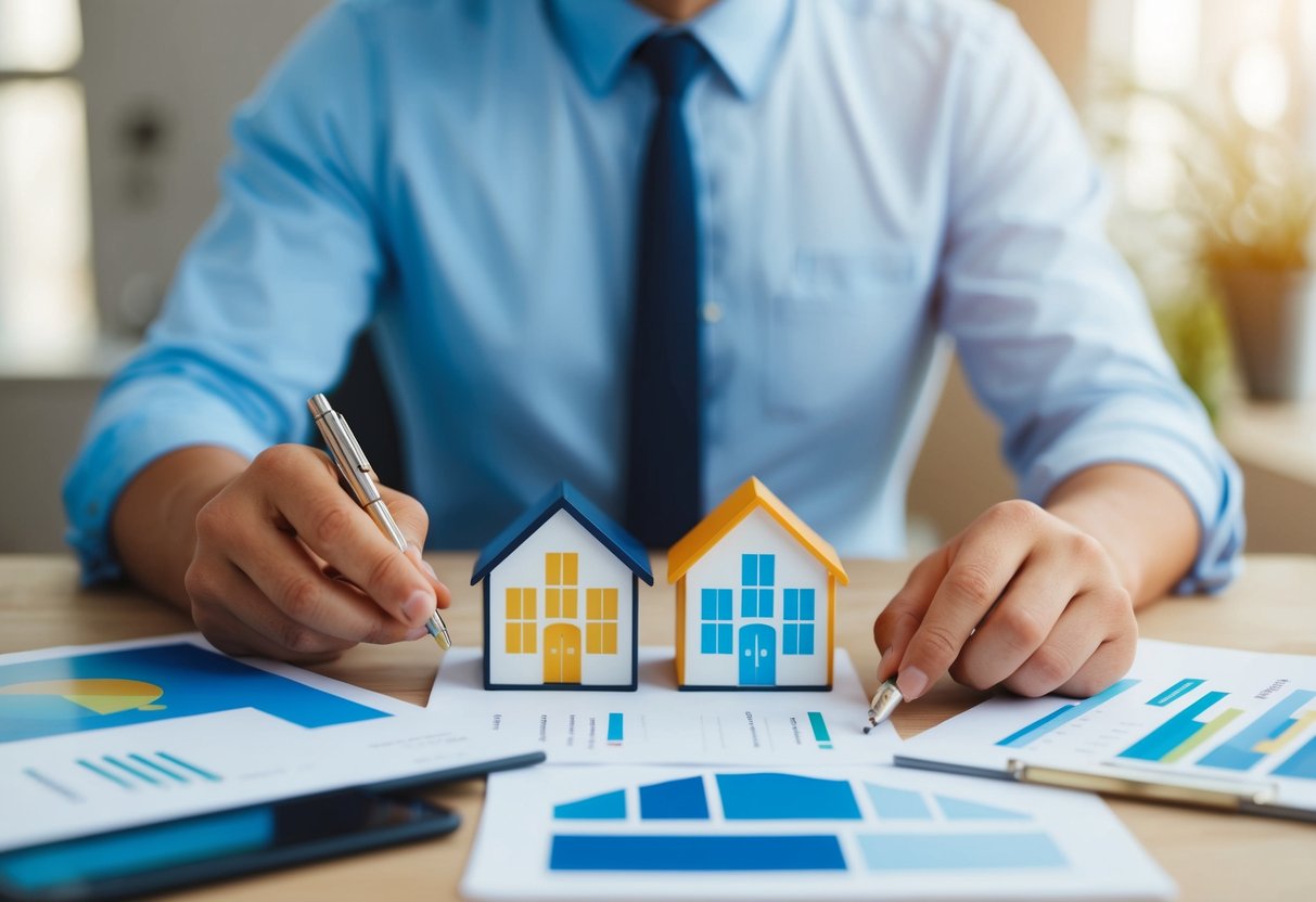 A person from the USA researching mortgage options for buying property in the UK. They are comparing different non-resident mortgage options