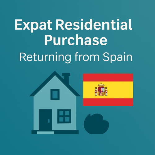 Expat Residential Purchase – Returning from Spain
